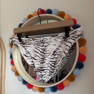 Skatie Tiger Animal Print Bikini Bottoms